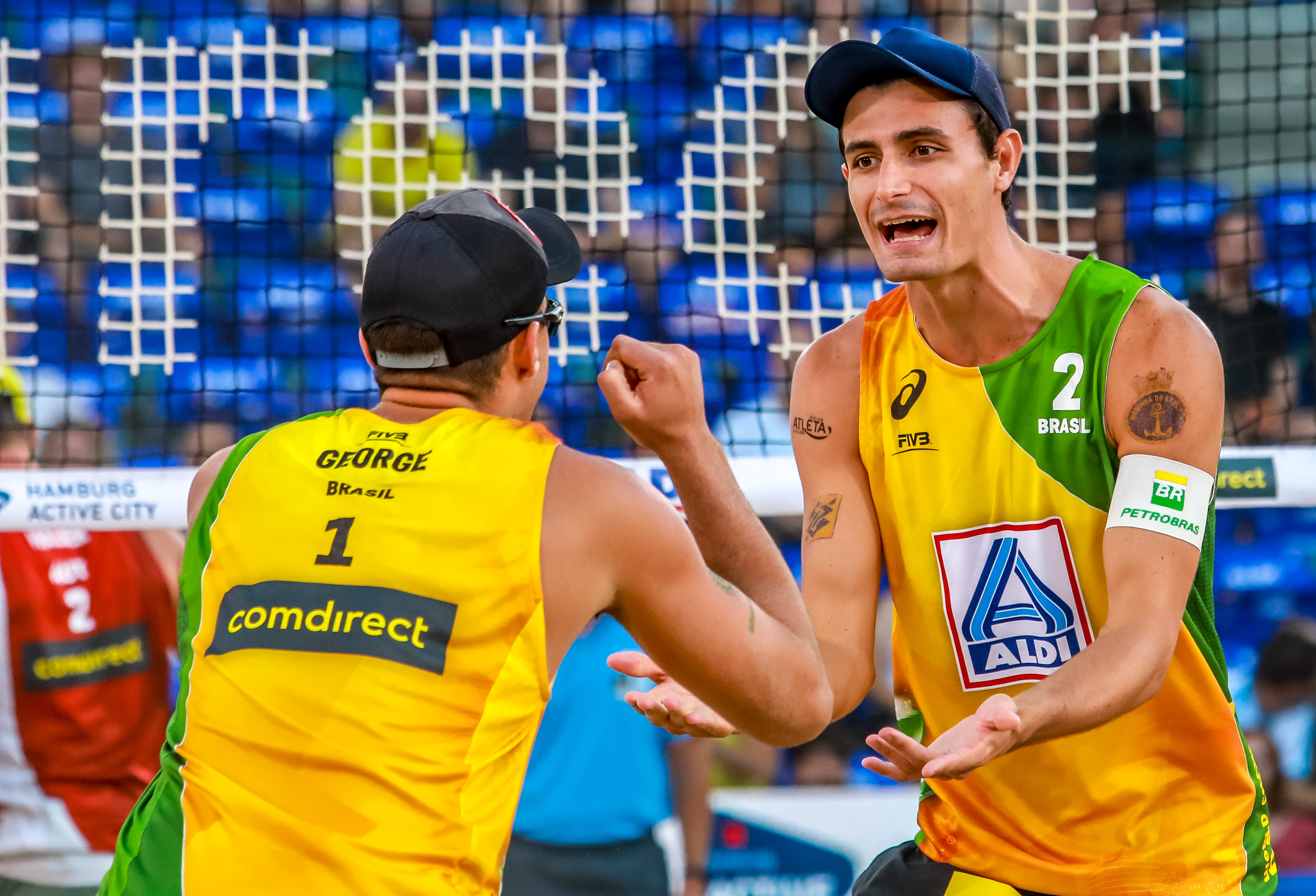 Evandro/Bruno Schmidt e André/George vencem, e Brasil segue invicto