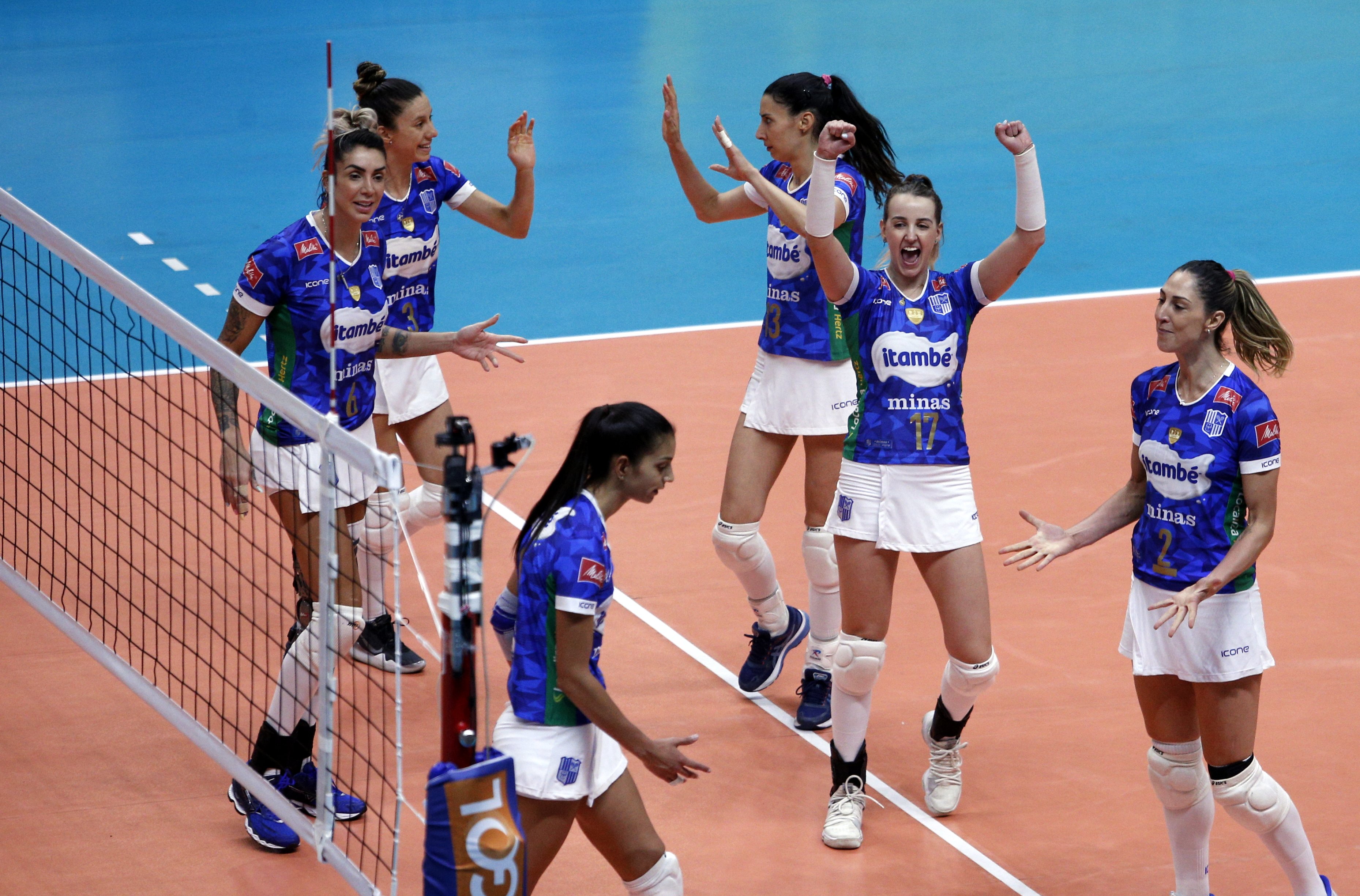 Itambé/Minas vence Curitiba Vôlei e consegue quinta vitória 