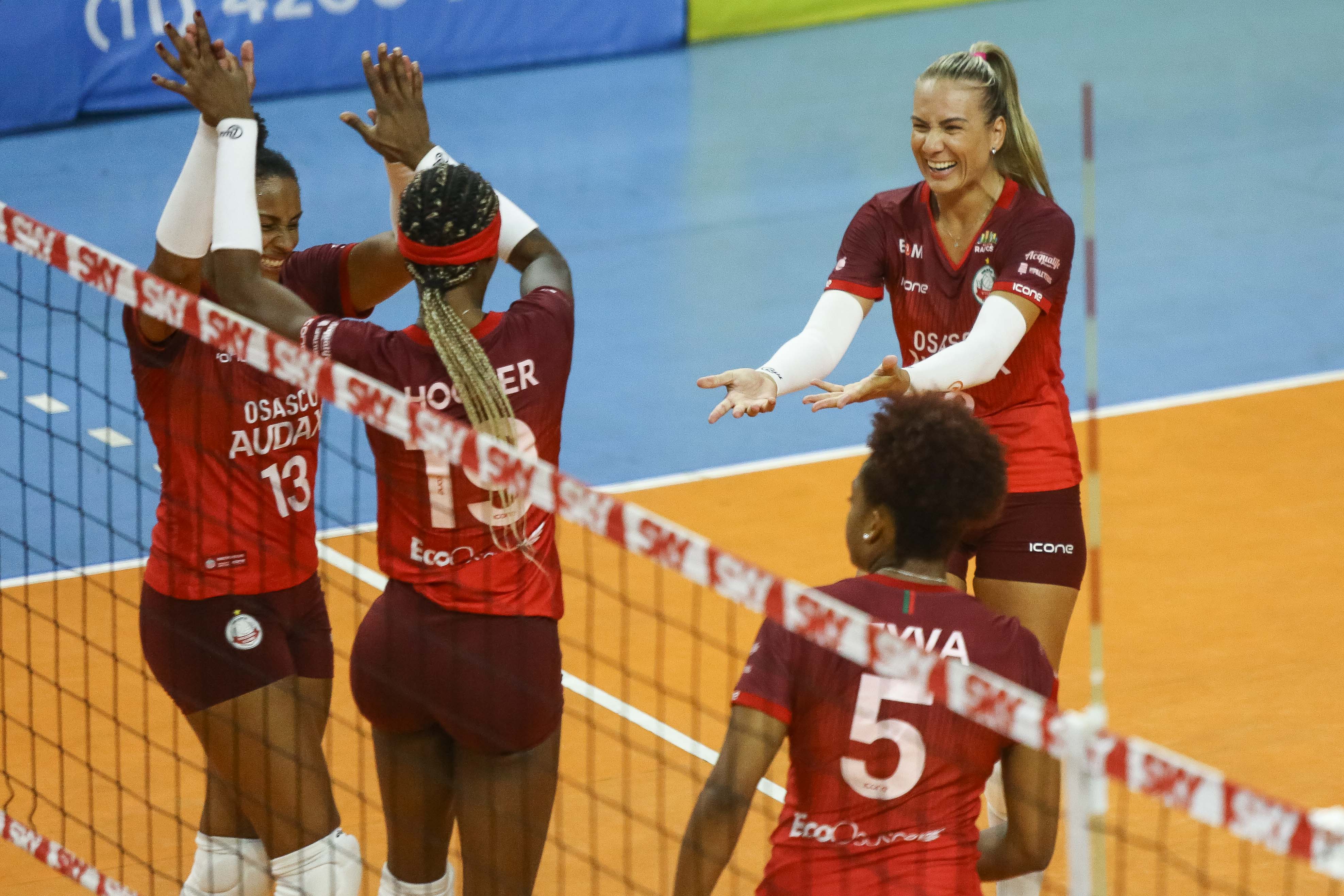 Osasco-Audax e Sesc RJ se enfrentam em grande clássico do voleibol feminino