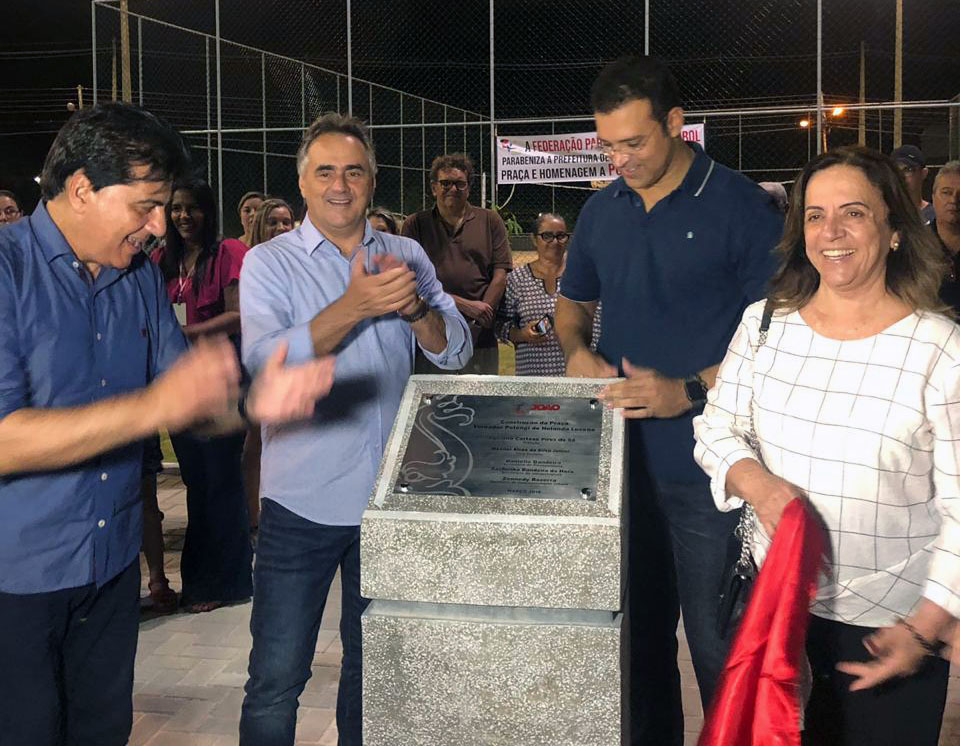 Praça é inaugurada em João Pessoa com homenagem a Potengi Lucena