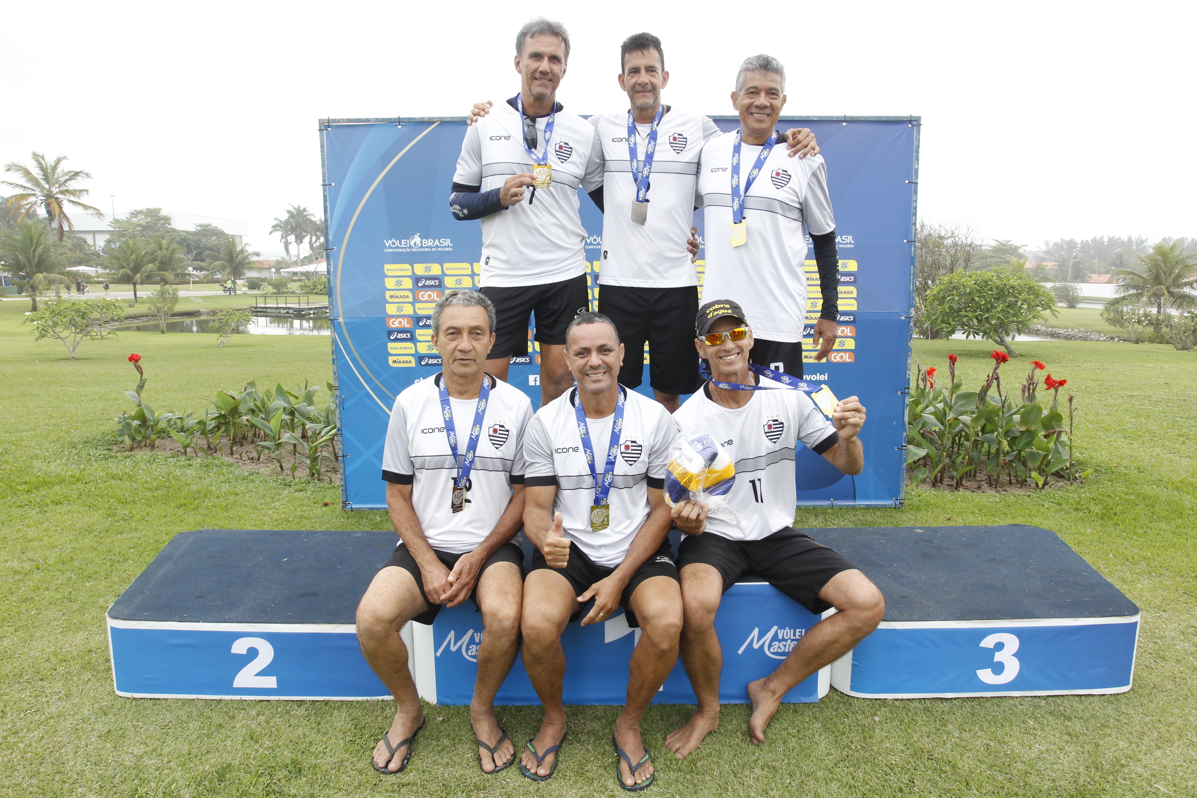 Quarteto formado em Saquarema conquista o hexacampeonato no 55+ masculino