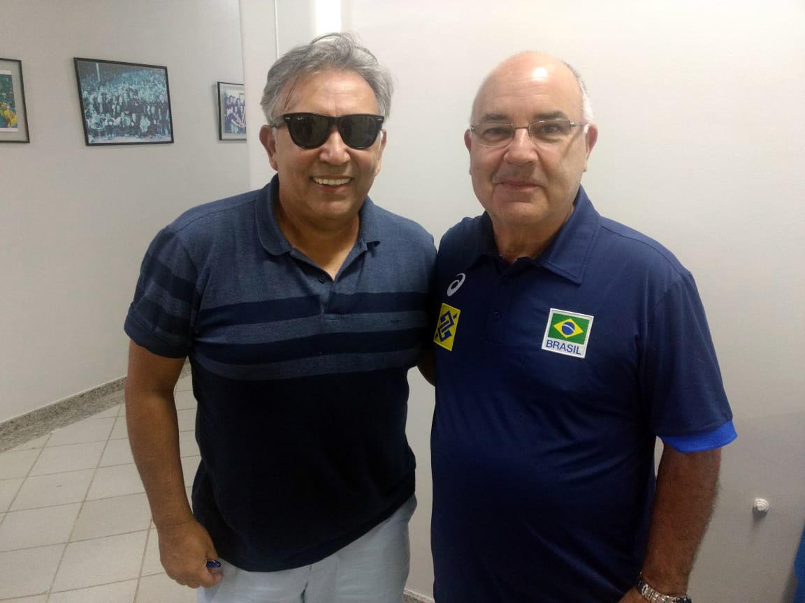 Radamés Lattari e José Virgílio Pires prestigiam primeiro dia do Vôlei Master 2019