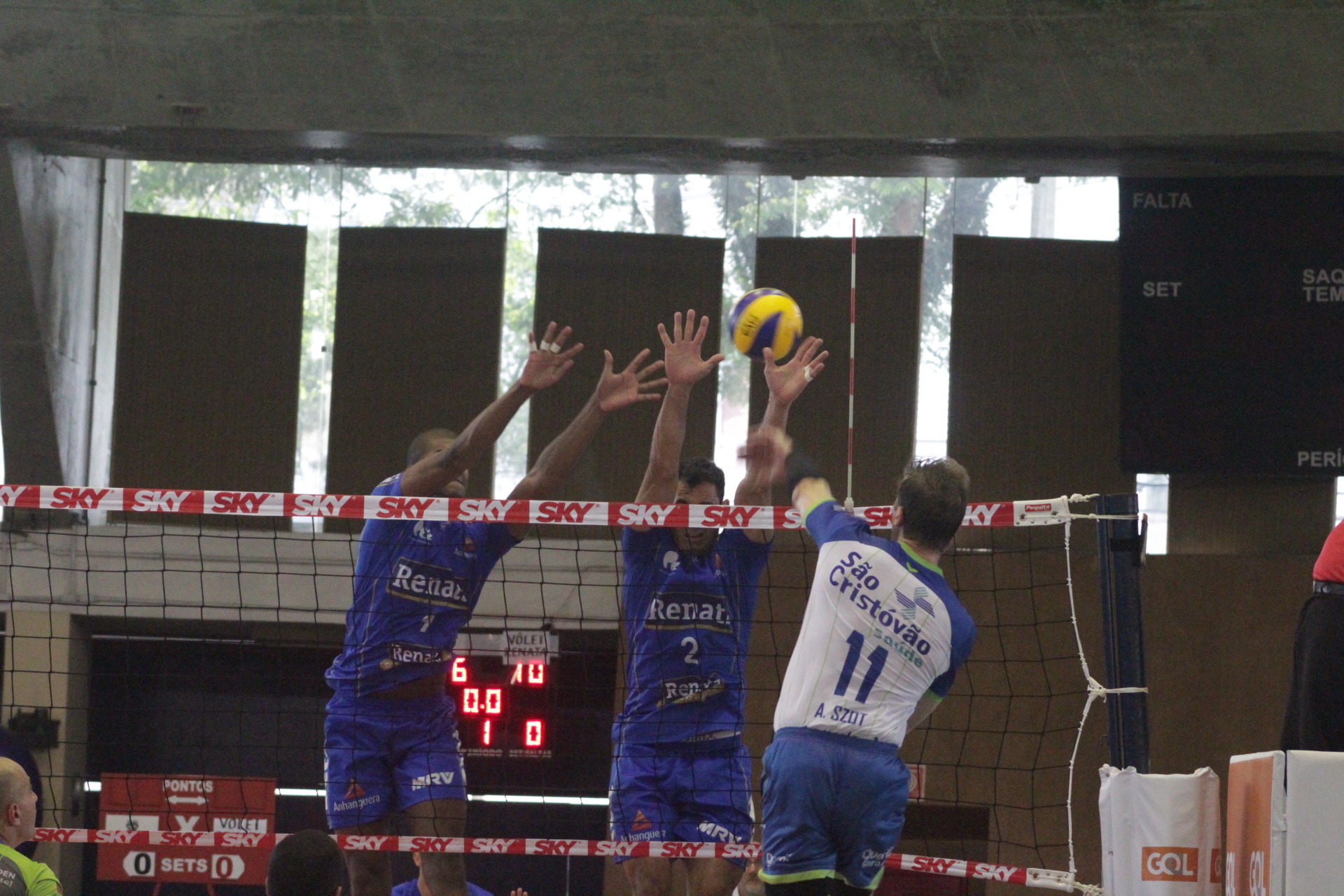 Vôlei Renata vence São Judas Voleibol no encerramento da rodada