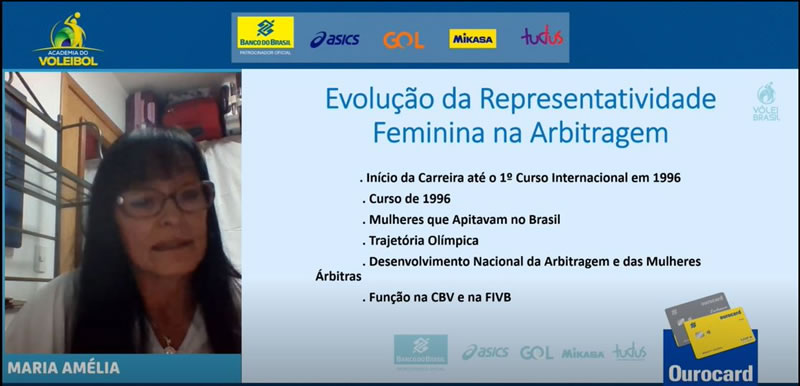 Academia do voleibol recebe árbitra internacional Maria Amélia Villas-Bôas 