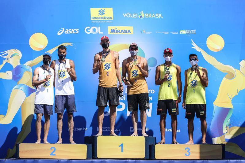 André e George ficam com o título na retomada do vôlei de praia nacional