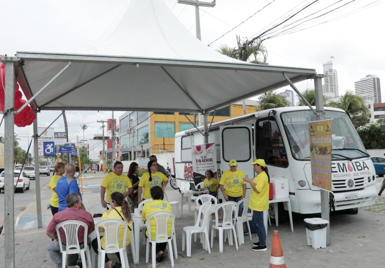 Etapa em João Pessoa promove doação de sangue e ações de saúde importantes