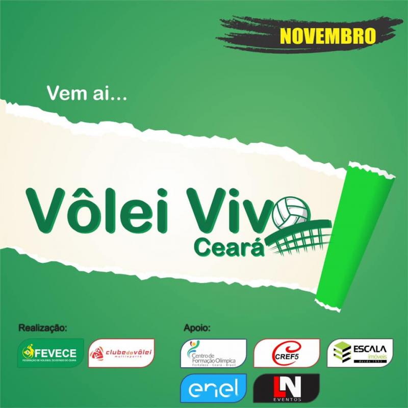 Fevece realizará em novembro a primeira edição do Vôlei Vivo Ceará