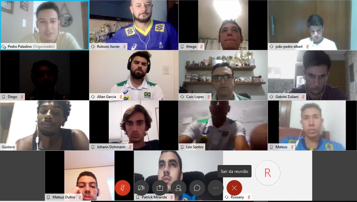 Seleção masculina Sub-21 realiza encontro virtual para alinhar planejamento