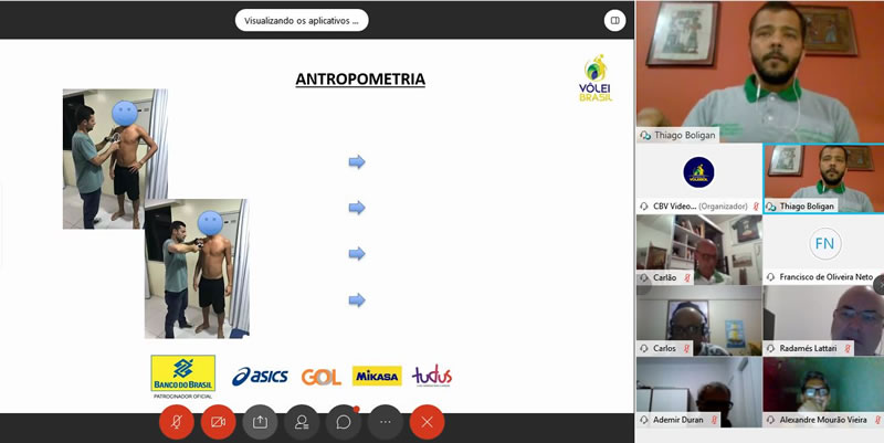 Seminário virtual da CBV apresenta estudo sobre desempenho neuromuscular na base