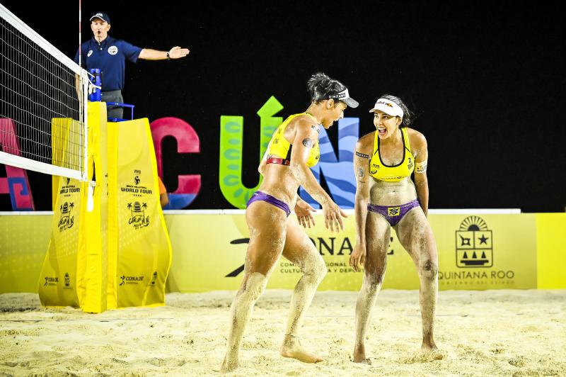 Ágatha e Duda estão na final em Cancún