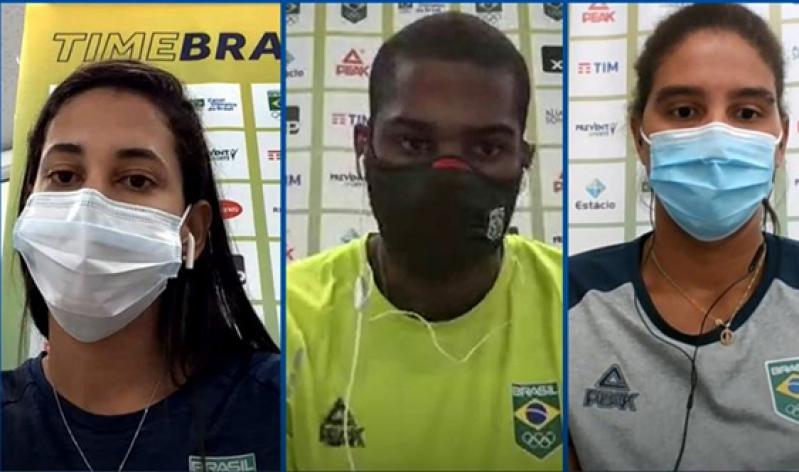 Ana Patrícia, Duda e Evandro falam sobre expectativa para a estreia em Tóquio