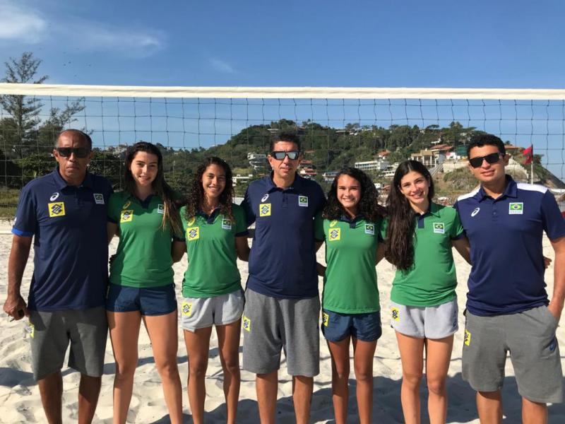 Brasil define duplas para o Mundial Sub-19 feminino 