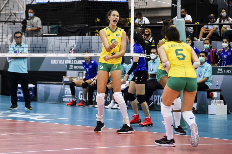 Brasil vence Tailândia está nas quartas de final 