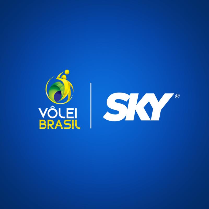 CBV celebra parceria e retorno da SKY ao vôlei brasileiro