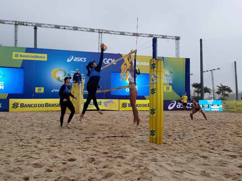 Chuva e volta de Naiana são destaques no primeiro dia na segunda etapa Open