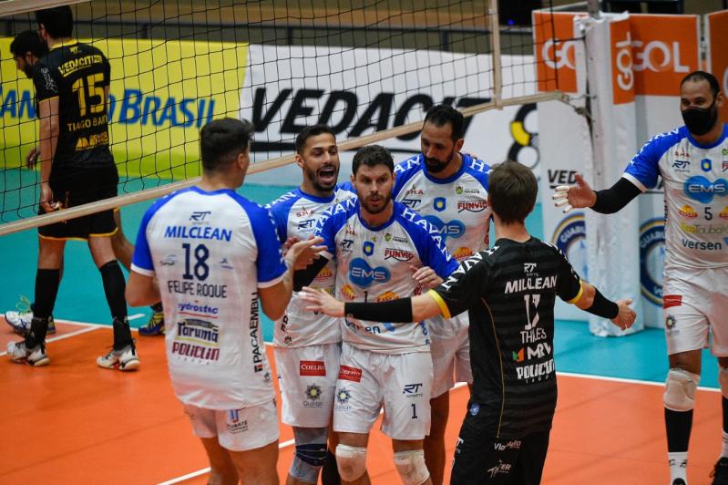 EMS Taubaté Funvic supera Vedacit Vôlei Guarulhos na casa do adversário