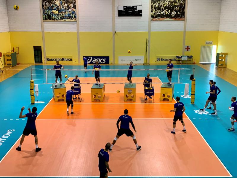 Seleção masculina conclui primeiro bloco de 10 dias de treinamento