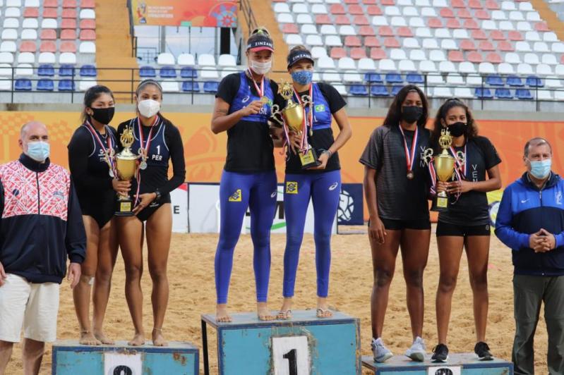 Thâmela e Vitória conquistam ouro, e Brasil garante vagas para Pan sub-23 nos dois naipes