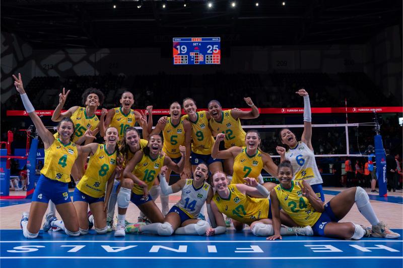 Brasil vence Sérvia e está na final da Liga das Nações 