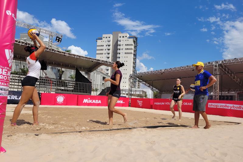 CBV realiza peneiras de observação para detectar novos talentos do vôlei de praia