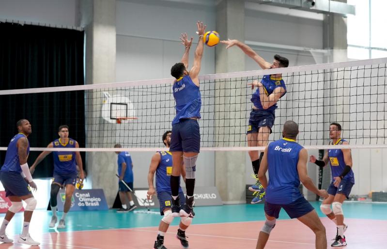 Clima de Jogos Olímpicos na preparação da seleção masculina para o Campeonato Mundial