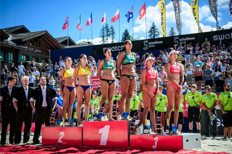 Em final brasileira, campeãs mundiais Duda e Ana Patricia ganham etapa de Gstaad (SUI) do Circuito Mundial de vôlei de praia