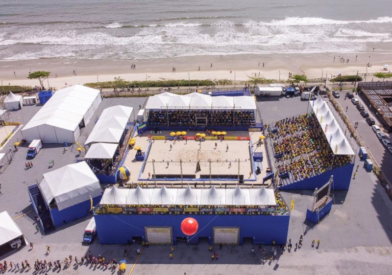 Legião brasileira em busca do título na etapa nacional do Circuito Mundial de vôlei de praia