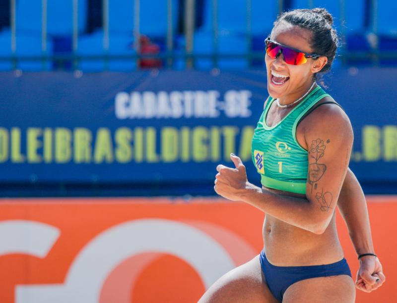 Potiguar Thainara avança para o torneio principal do Aberto na etapa de Natal do Circuito Brasileiro de vôlei de praia