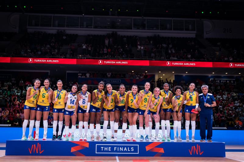 Seleção feminina é vice-campeã da Liga das Nações 