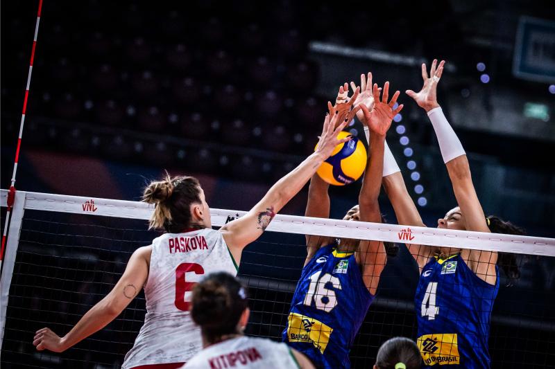 Seleção feminina supera Bulgária e consegue nona vitória na Liga das Nações 