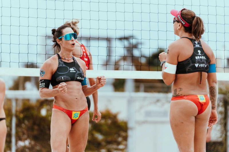 Ágatha e Rebecca terminam em quinto lugar no Challenge de Goa