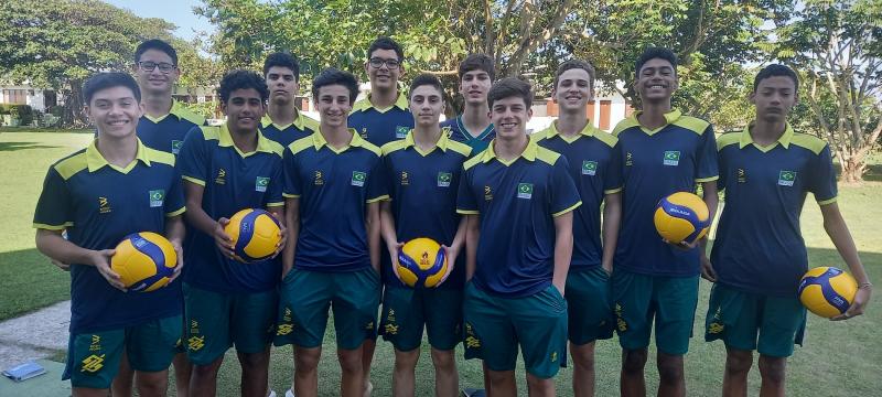 Atletas convocados para a seleção masculina sub-17 masculina disputam evento de abertura da temporada 23/24 do Campeonato Brasileiro Interclubes 