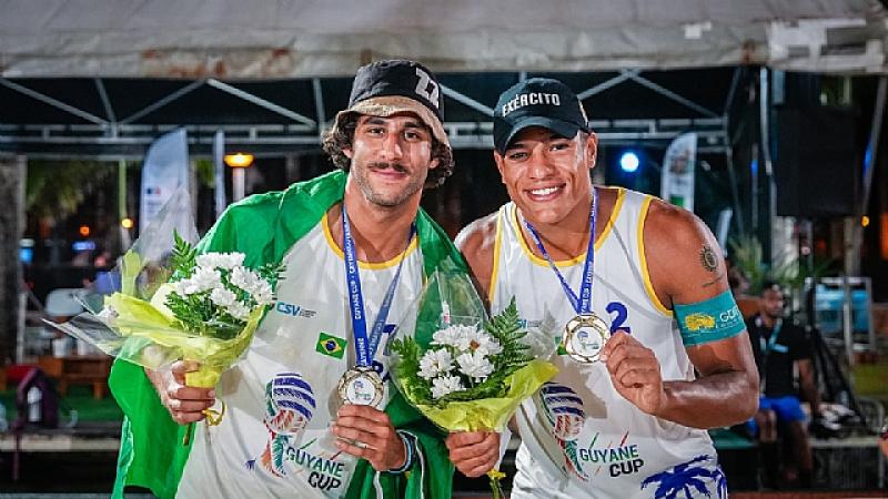 Brasil leva dois bronzes na segunda etapa do Circuito Sul-Americano de vôlei de praia 23/24