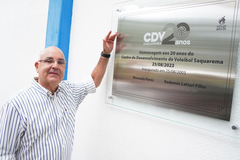 CBV comemora os 20 anos do Centro de Desenvolvimento de Voleibol Saquarema