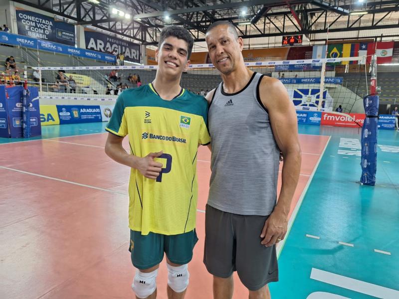 Com herdeiro de campeão olímpico, seleção masculina sub-17 busca o título do Sul-Americano e a vaga para o Mundial 