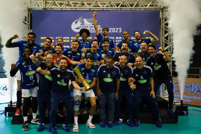 Com saque agressivo, Sada Cruzeiro conquista a Copa Brasil masculina 2023