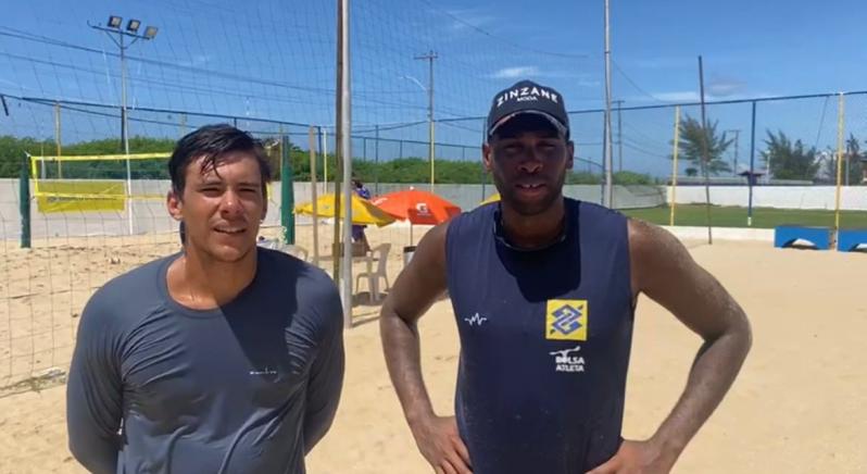 Dupla Evandro/Arthur Lanci estreia na segunda etapa do Circuito Sul-Americano