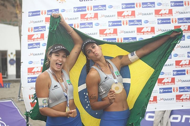 Duplas brasileiras abrem temporada 23/24 do Circuito Sul-Americano com três medalhas