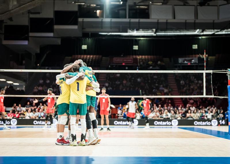 Em jogo apertado, Brasil é superado por Cuba na Liga das Nações masculina