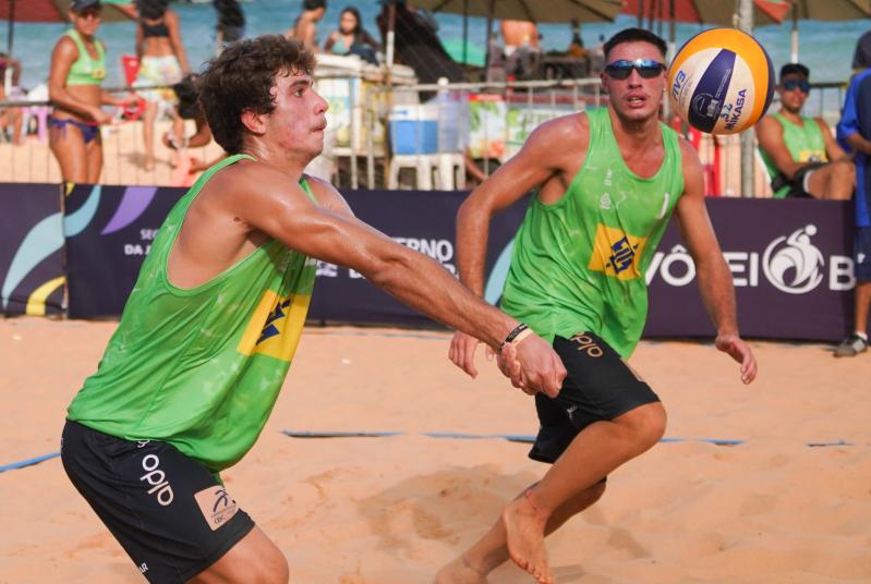 Etapa em Campina Grande define campeões da temporada 2023 no CBI sub-19 de vôlei de praia