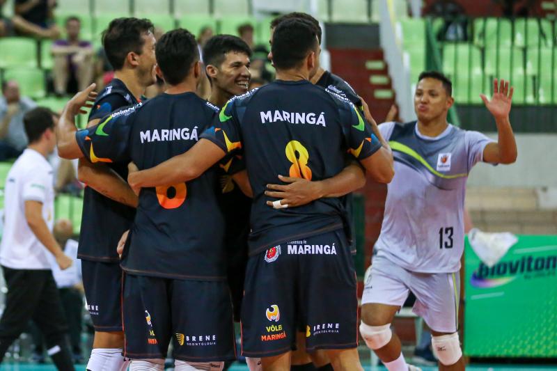 Maringá/Brene Odontologia/Unimed leva a melhor em casa e vence etapa de Maringá (PR) da Superliga C masculina