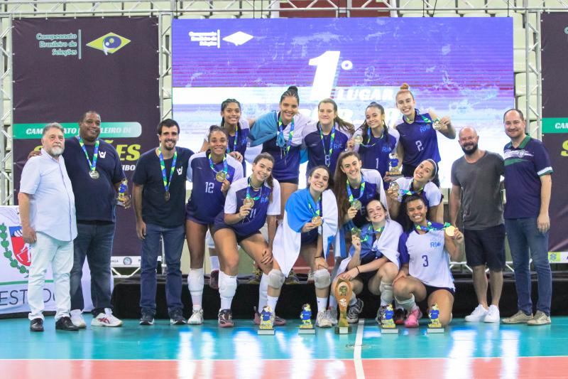 No tie-break, Rio de Janeiro vence Paraná e fica com o título da Divisão Especial do Campeonato Brasileiro de Seleções sub-18 feminino