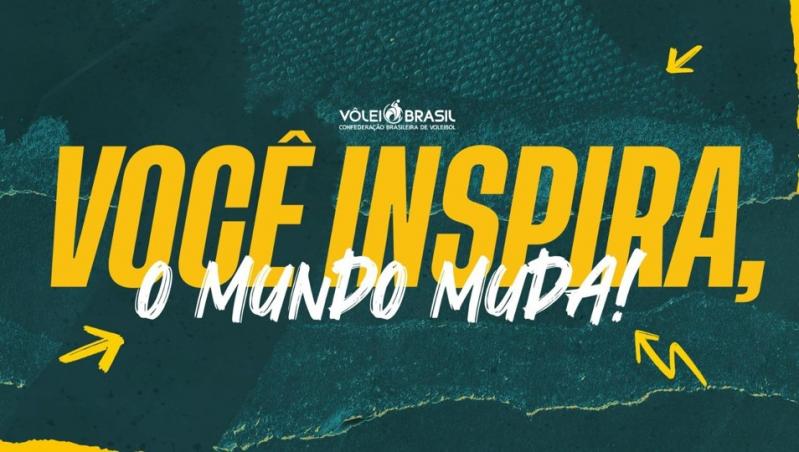 #VocêInspiraOMundoMuda: CBV lança campanha sobre o uso consciente das redes sociais
